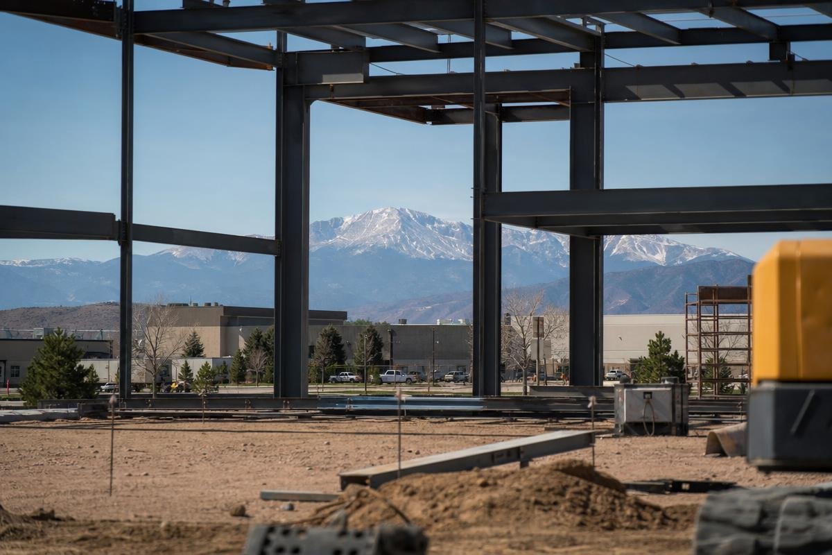 Industrial construction Colorado Springs steel building project by Ivory Ridge Custom Construction