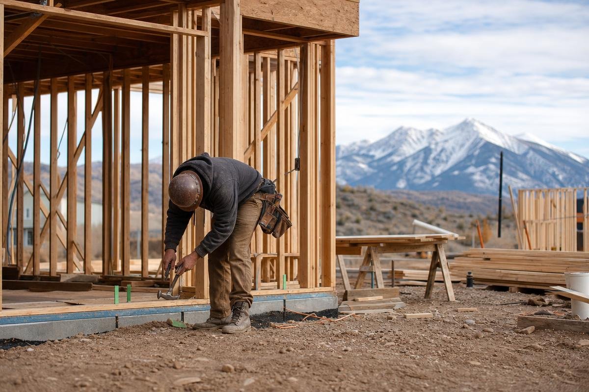 Commercial building project in Colorado Springs engineered for Front Range soil and snow load conditions