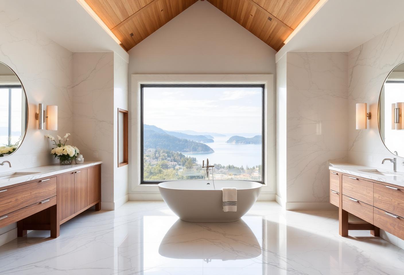 Custom luxury bathroom remodel