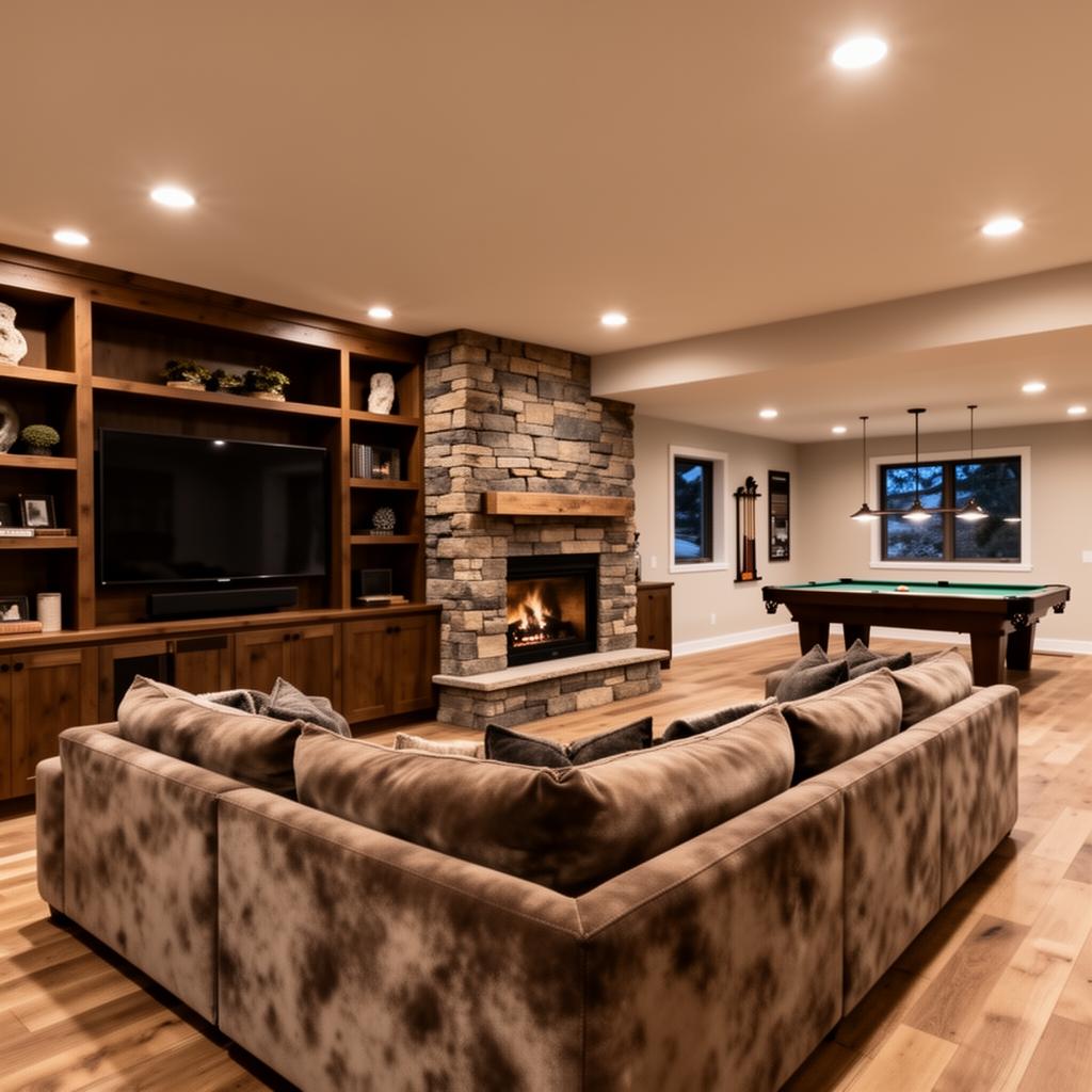 Basement Finish — Monument