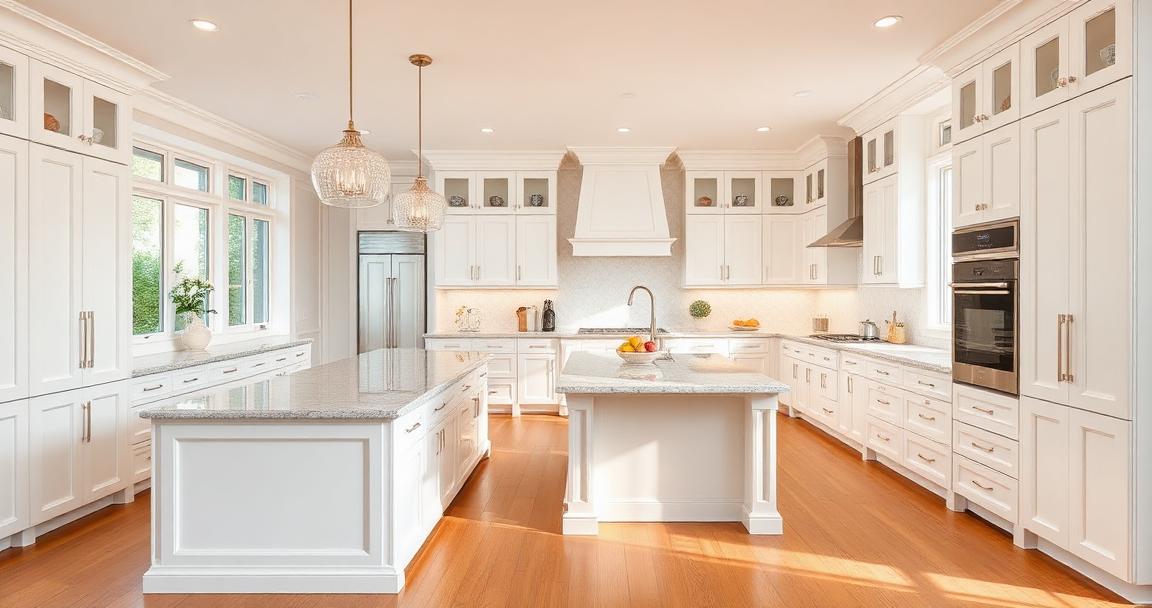 Modern luxury kitchen interior